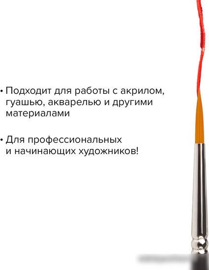 Кисть для рисования BRAUBERG Art Classic 3 200646 (круглая)