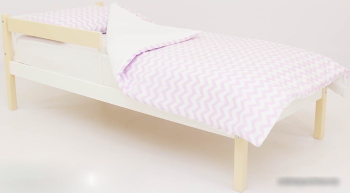 Кровать Бельмарко Skogen Classic 160x70 (бежевый/белый)