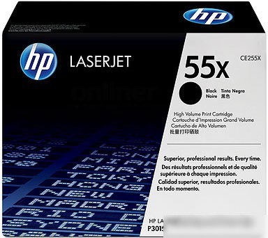 Картридж HP 55X CE255XC