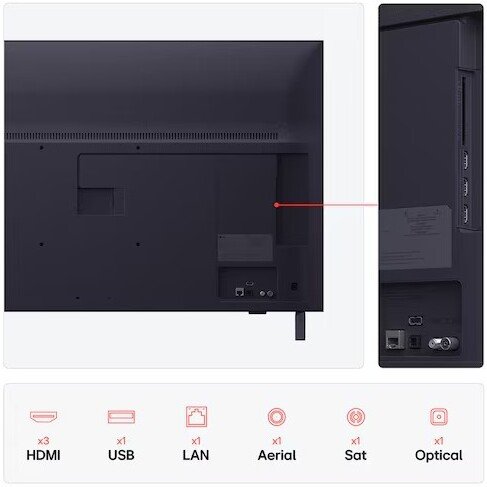 Телевизор LG UHD AI UA74 43UA74006LB