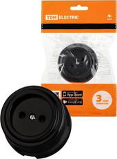 Розетка TDM Electric Виви SQ1820-1211 (черный)