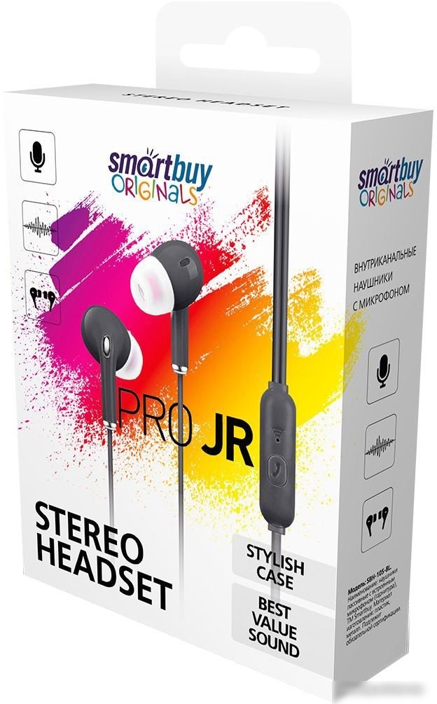 Наушники SmartBuy Pro Jr SBH-105-BL