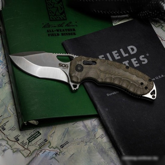 Складной нож SOG 12-27-01-57 Kiku Xr Satin