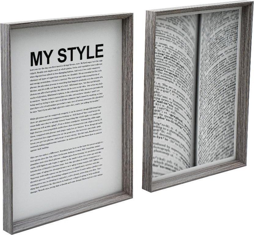 Модульная картина Вещицы My style Sof-11 (2шт, черный)