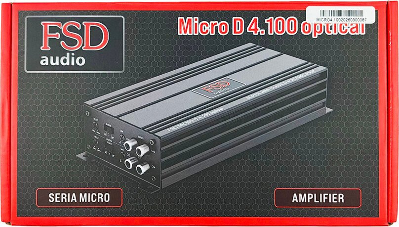 Автомобильный усилитель FSD audio Micro 4.100