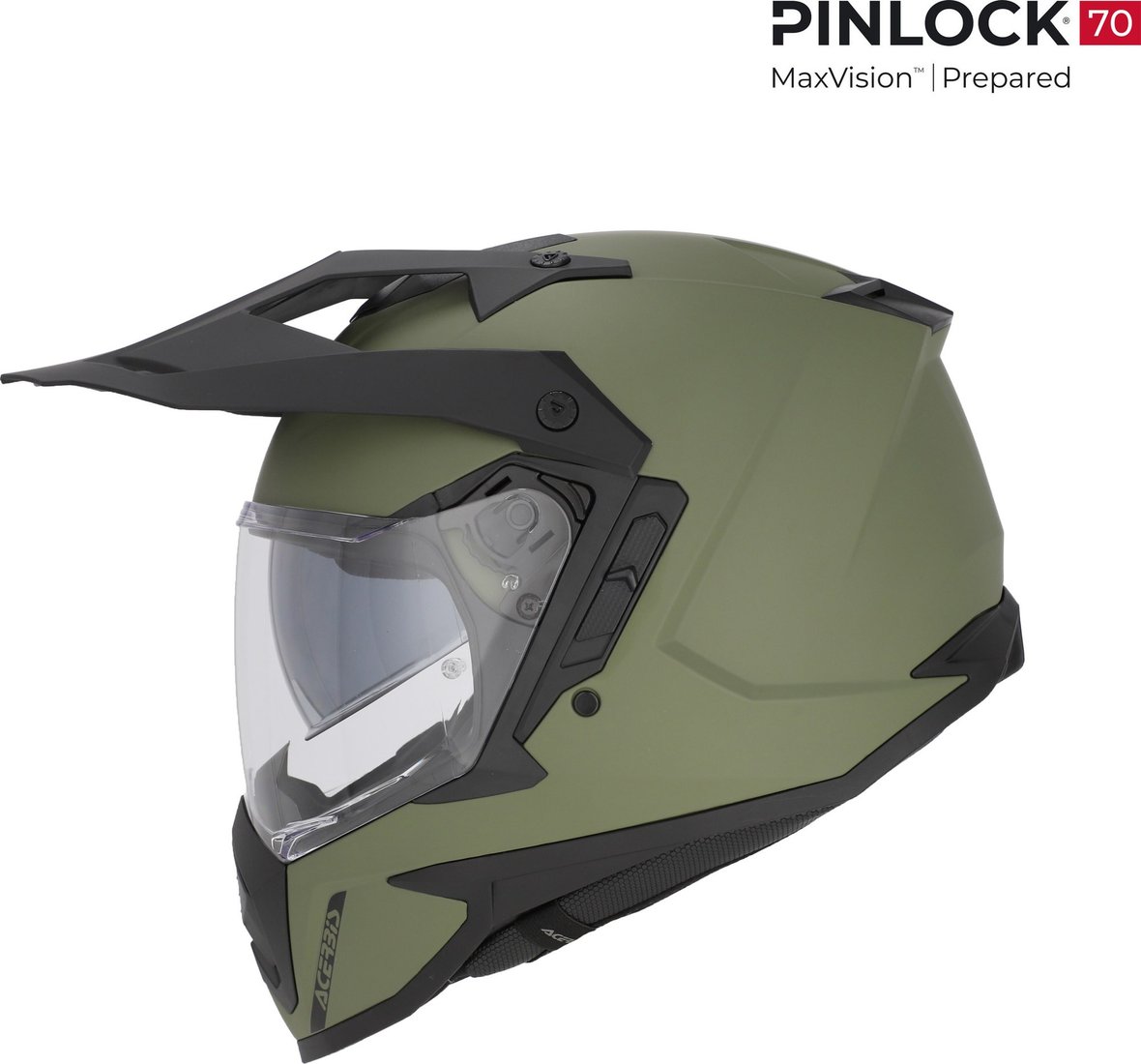 Мотошлем Acerbis Assault 0026643.582.068 (XL, армейский зеленый)
