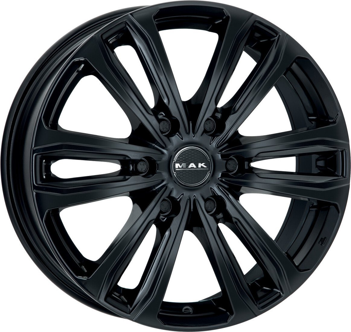 Литые диски MAK Safari 6 20x8.5" 6x139.7мм DIA 106.1мм ET 20мм Gloss Black