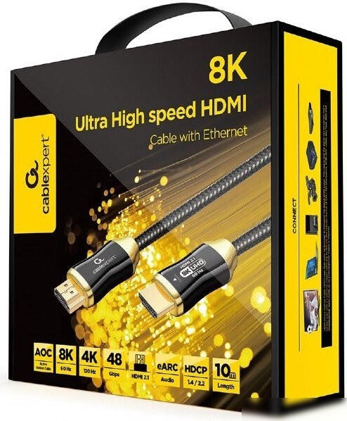 Кабель Cablexpert CCBP-HDMI8K-AOC-10M HDMI - HDMI (10 м, черный)