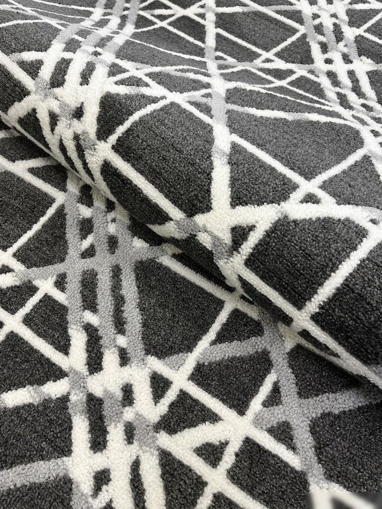 Ковер для жилой комнаты Safyun Bravo SN517-DARK-GREY (1x2)