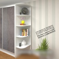 Угловое окончание Кортекс-мебель Сенатор КМ32 (венге)