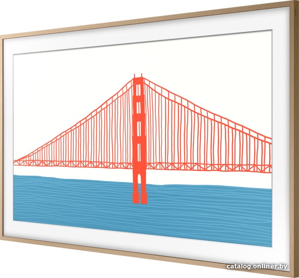 Рамка Samsung The Frame 43" 2021 (древесный)