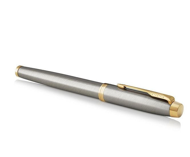 Ручка-роллер Parker IM Metal Core Brushed Metal GT 1931663