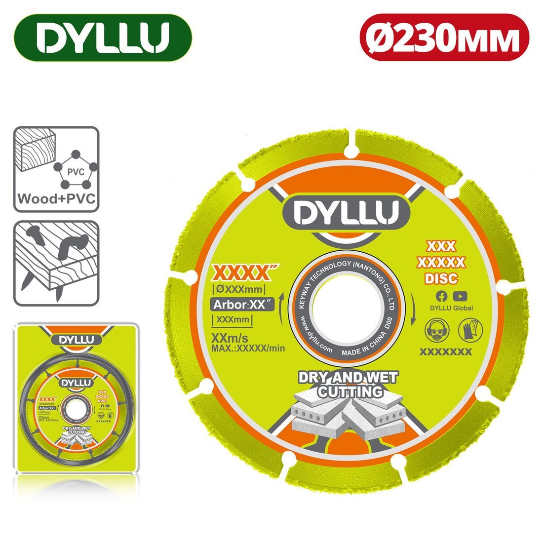 Отрезной диск Dyllu DTCD1K09