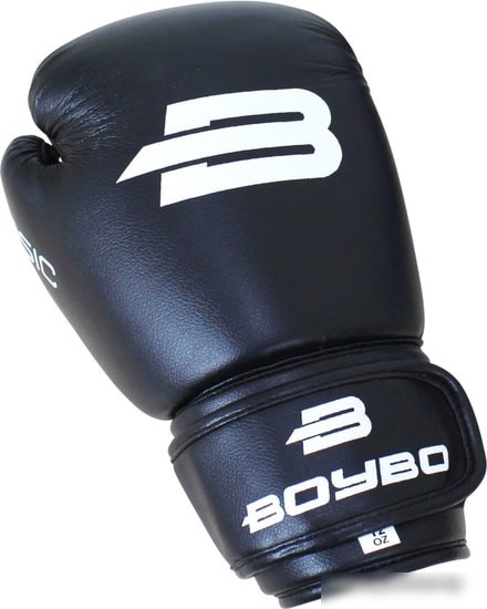 Перчатки для единоборств BoyBo Basic 10 OZ (черный)