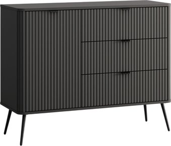 Тумба Arvento Rondo 1D3S (графит/дарк грей)