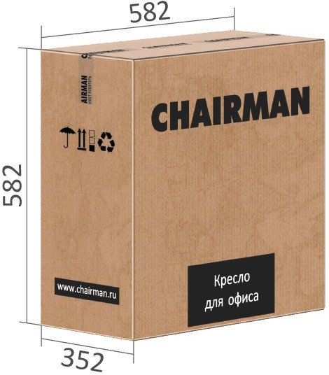 Офисное кресло CHAIRMAN 699 TW без подлокотников (светло-зеленый)