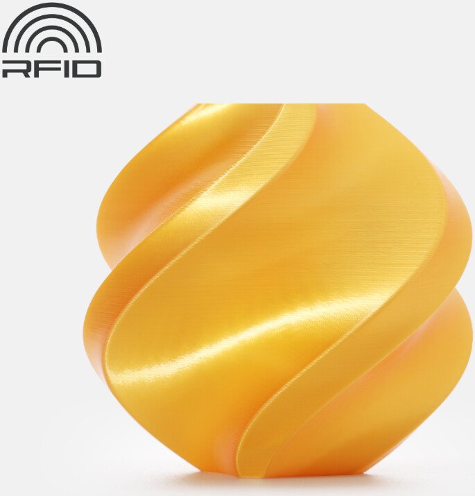 Филамент Bambu Lab Pla Silk+ A06-Y1-1.75-1000-SPL (1кг, золотистый)