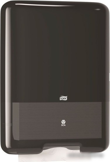 Диспенсер для бумажных полотенец Tork Singlefold система H3, 553008-38 (черный)