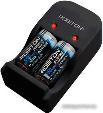 Зарядное Robiton SmartRCR123