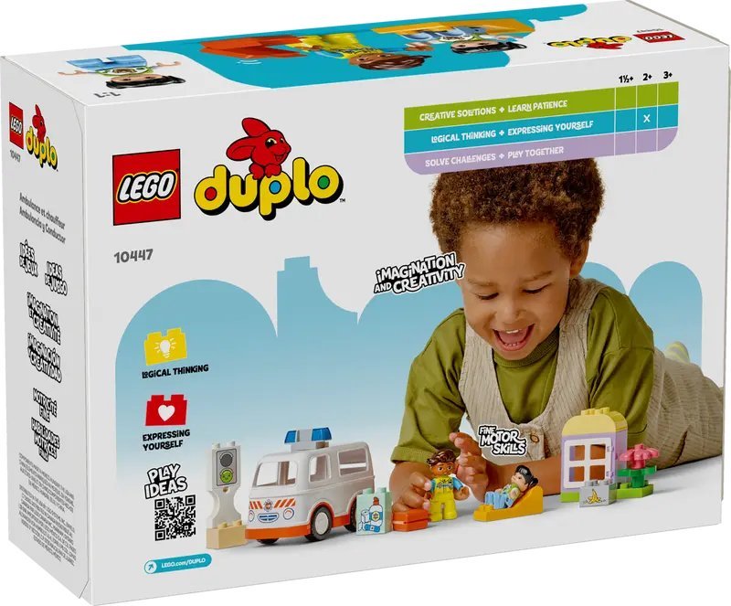 Конструктор LEGO Duplo Скорая помощь и водитель 10447