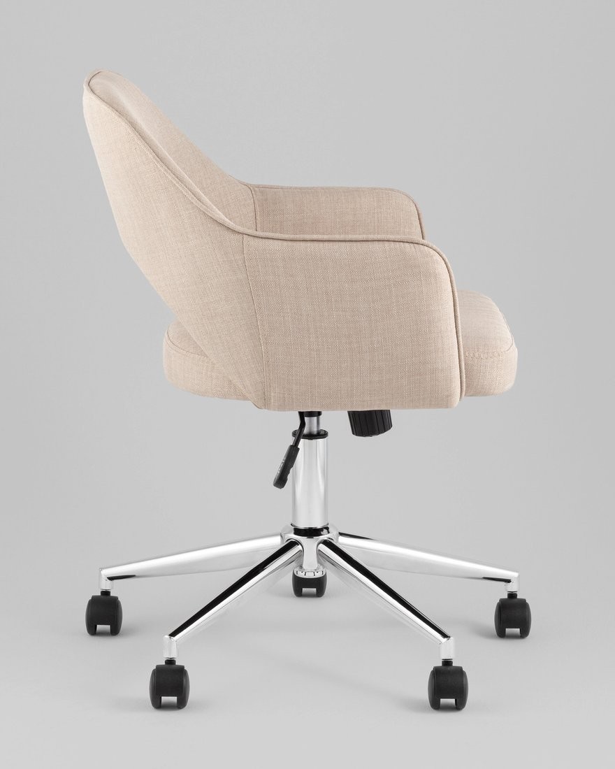 Офисное кресло Stool Group Кларк Clarkson Linen Beige (рогожка, бежевый)