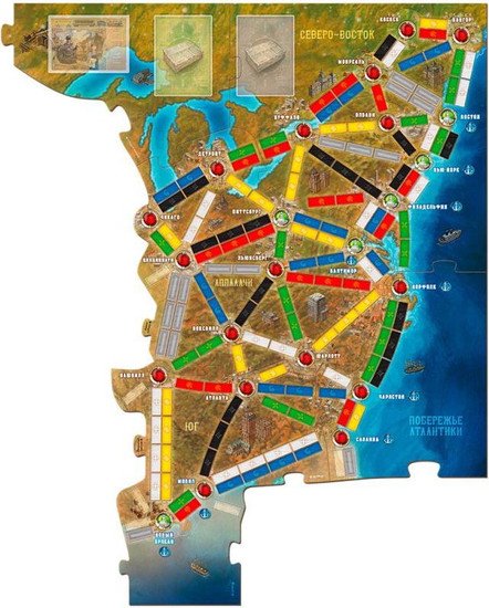 Настольная игра Мир Хобби Ticket To Ride. Наследие: Легенды Запада