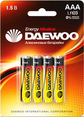 Батарейки Daewoo AAA 4 шт. [4690601030399]