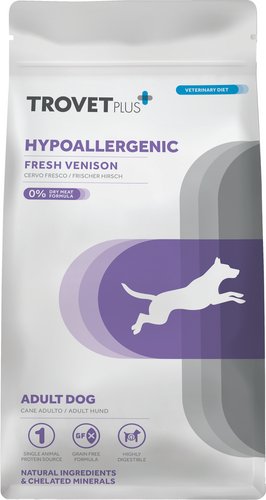 Сухой корм для собак Trovet Plus Adult Dog Hypoallergenic Fresh Vension (10кг)