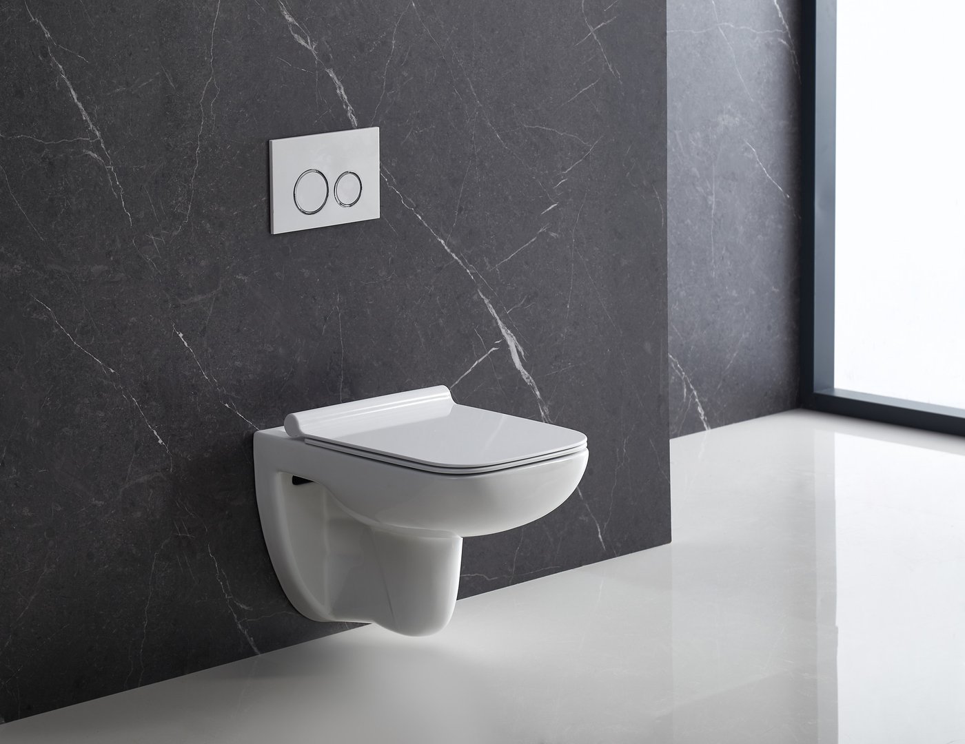 Унитаз подвесной MebelVann Ното 04W50x35W