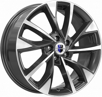 Литые диски K&K Роквуд 17x7" 5x110мм DIA 67.1мм ET 50мм Алмаз черный