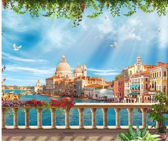 Фотообои Citydecor Венеция фреска 2 300x254