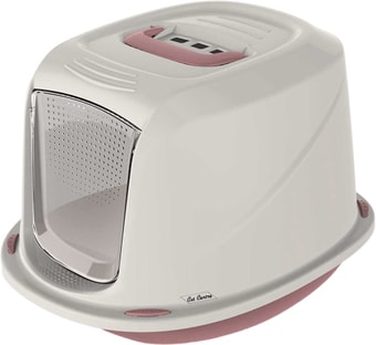 Туалет-домик Georplast Galaxy Deluxe 10586 (белый/розовый)