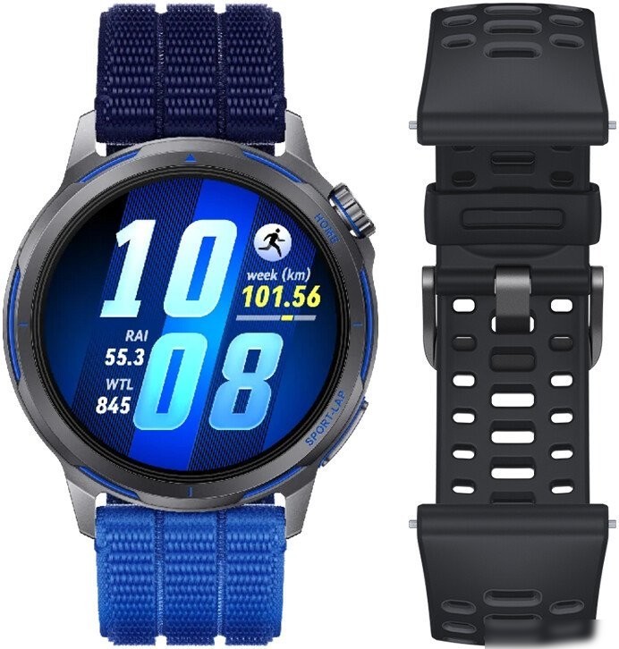 Умные часы Huawei Watch GT Runner 2 (титановый/синий, международная версия)