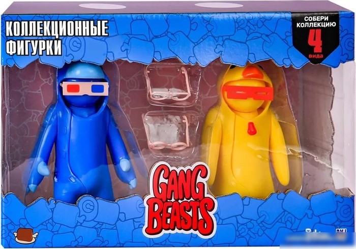 Набор фигурок Gang Beasts Action GB6002-B