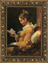Картина Декарт Читательница Итальянский художник 8Л0513 (в раме)