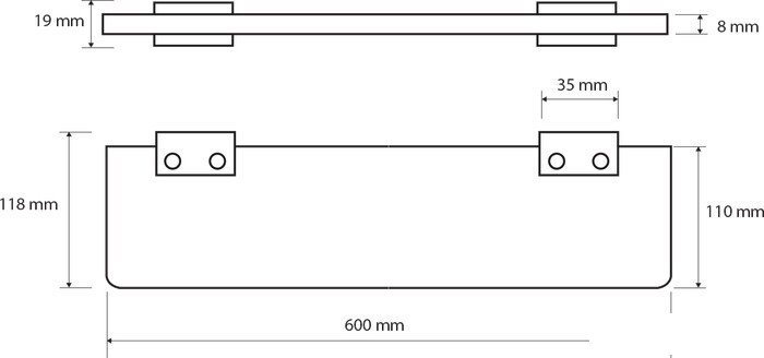 Bemeta Полка Nero 135002240