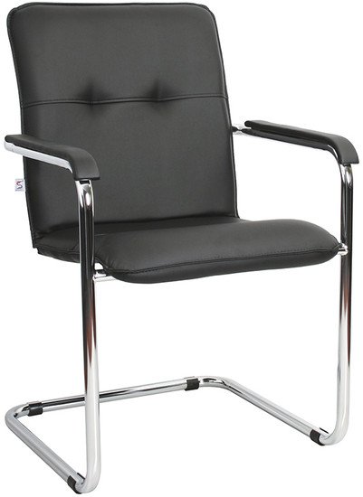 Офисное кресло Белс Румба Chrome V 450390/V4 (кожзам черный)