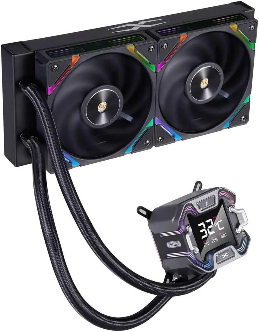 Система жидкостного охлаждения для процессора 1stPlayer X-240E (черный)