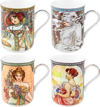 Набор кружек Elan Gallery New Bone China Времена года 420620