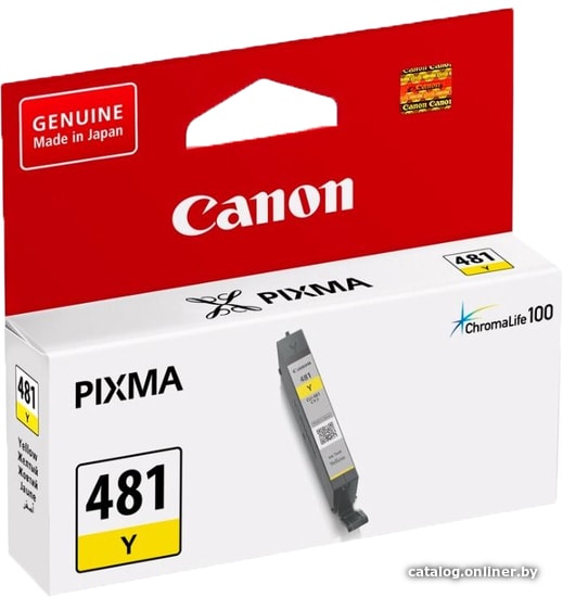 Картридж Canon CLI-481 Y