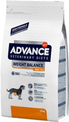 Сухой корм для собак Advance VetDiet Weight Balance Mini 1.5 кг
