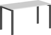 Стол Norden 120x60x75 SG.201.WH.63.AN (антрацит/белый)