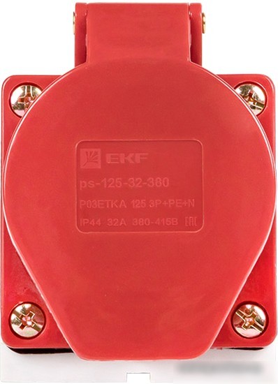 Розетка промышленная EKF PS-125-32-380