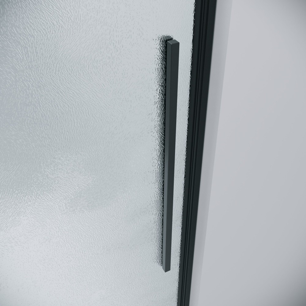 Душевой уголок Grossman Galaxy 100x90x195 120.K33.01.1090.21.02 (черный матовый/стекло шиншилла)