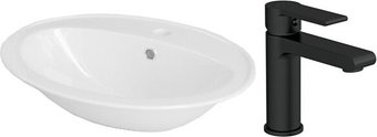 Умывальник Cersanit Calla 54 S-UM-Cl/1-w + 63107
