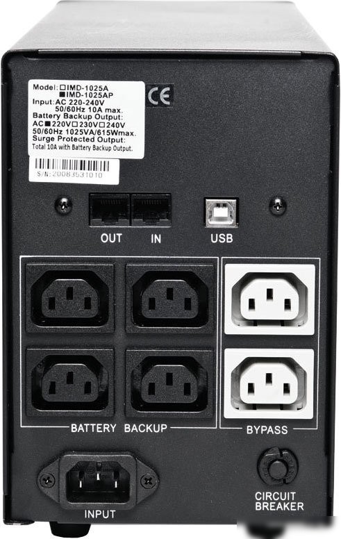 Источник бесперебойного питания Powercom Imperial IMP-1500AP 1500VA