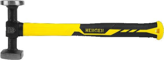 Молоток Berger Рихтовочный кованый 540г BG1521 (фиберглассовая рукоятка)