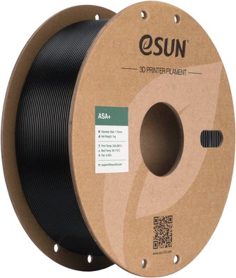 Филамент eSUN ASA+ ASA+175B2.5B1 (1.75 мм, 2.5 кг, черный)