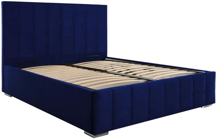Кровать Stolline Пассаж 2 47 с ПМ/Н 180x200 (holland 60 синий)