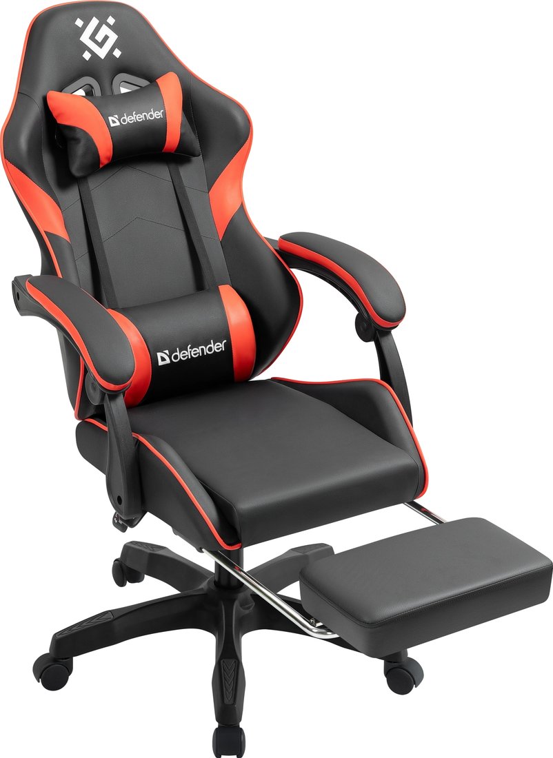 Игровое (геймерское) кресло Defender Serenity (черный/красный)